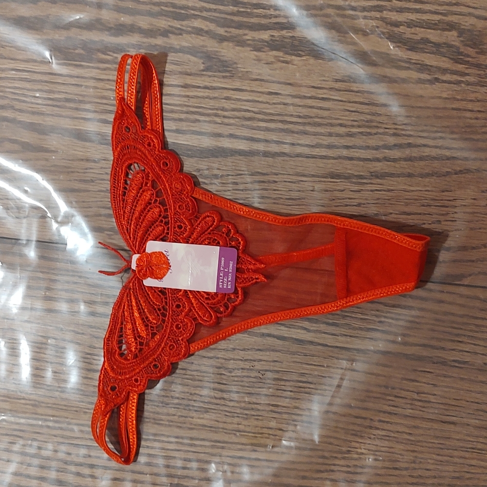 Set of 1 Butterfly G-string Panties - Large